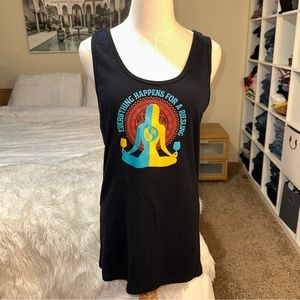 Chris’s Stuff | NWOT Everything Happens For A Riesling Wine Graphic Tank